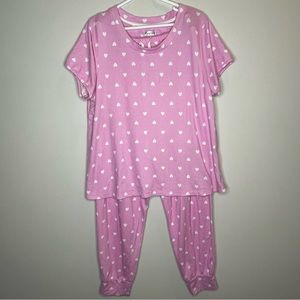Saint Eve‎ Heart Pajama Set (Large)